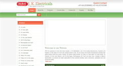 Desktop Screenshot of jkelectricals.com