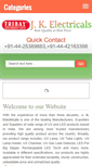 Mobile Screenshot of jkelectricals.com
